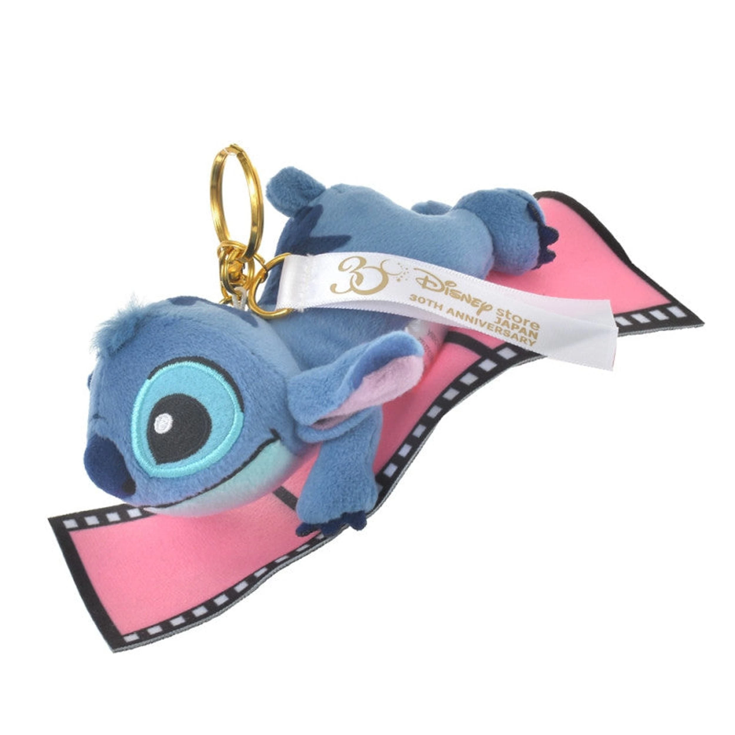 Plush Keychain Stitch Disney Store Japan 30TH 3 Plush Keychain Stitch Disney Store Japan 30TH - Image 3