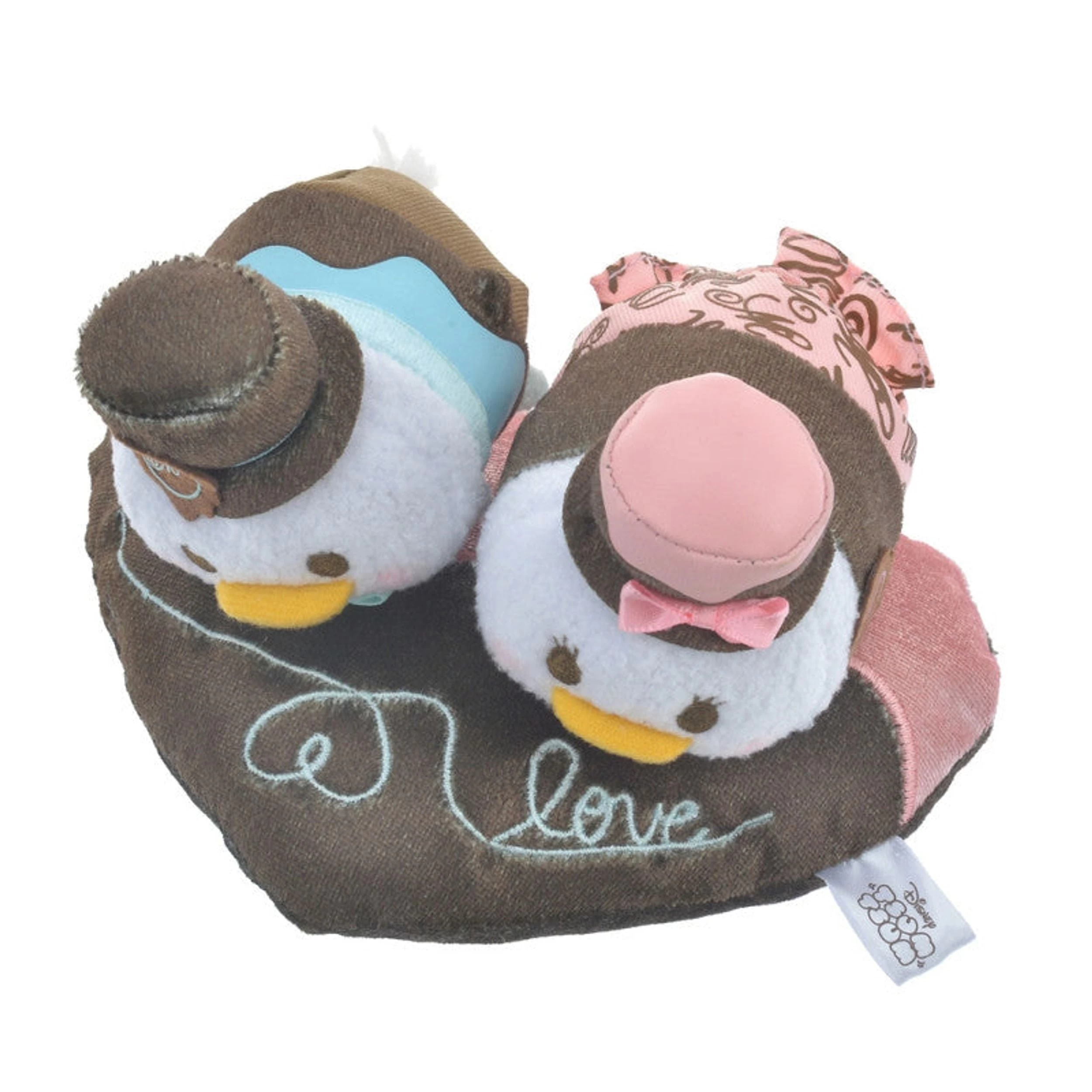 Plushies Set Donald Daisy TSUM TSUM DISNEY VALENTINE 2023 2 Plushies Set Donald Daisy TSUM TSUM DISNEY VALENTINE 2023 - Image 2