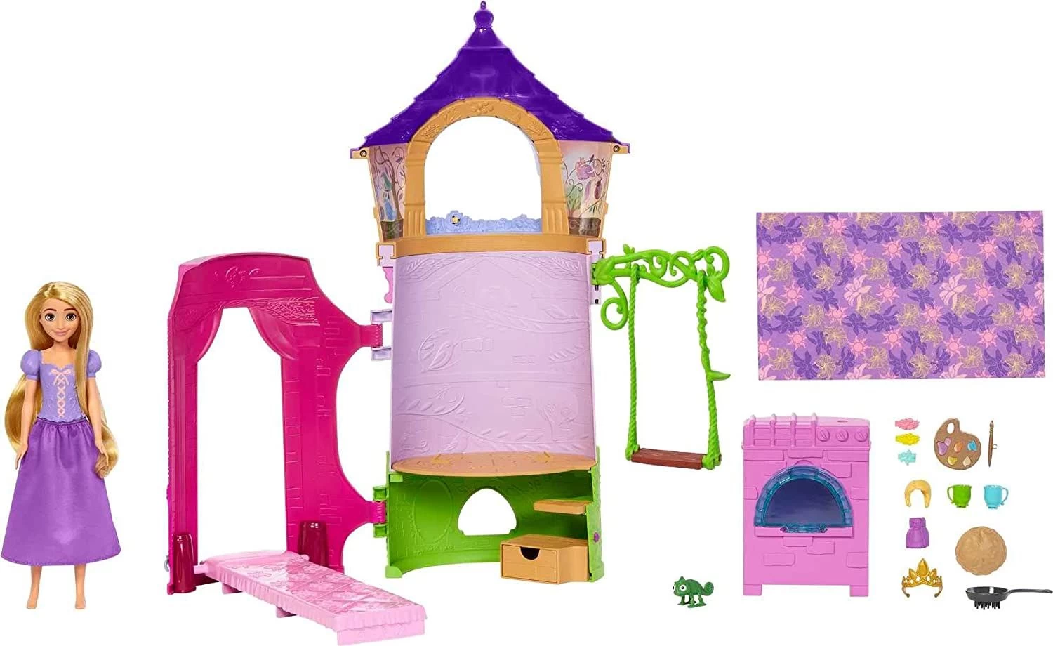 Disney Princess Rapunzel's Tower Playset HLW30 6 Disney Princess Rapunzel's Tower Playset HLW30 - Image 6