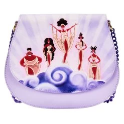 LOUNGEFLY Loungely Disney Hercules Muses Clouds Cross Body Bag