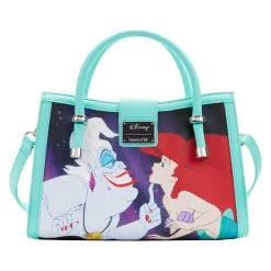 Loungefly Disney The Little Mermaid Princess Scenes Series Crossbody Bag -Disney Toys wdtb25854