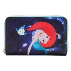 Loungefly Disney The Little Mermaid Ariel Princess Scenes Series Zip Around Wallet