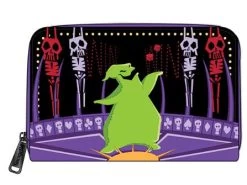 Loungefly Disney Nightmare Before Christmas Lock Shock Barrel Oogie Boogie Ziparound Wallet
