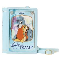 LOUNGEFLY Lougefly Disney Lady And The Tramp Classic Book Convertible Crossbody Bag