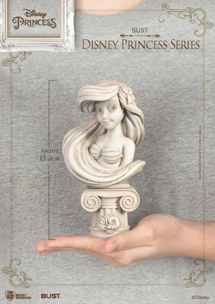 Beast Kingdom Disney Princess Series Ariel Bust Statue 7 Beast Kingdom Disney Princess Series Ariel Bust Statue - Image 7