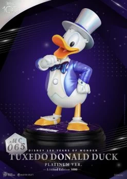 Beast Kingdom Disney 100 Years Of Wonder Master Craft Tuxedo Donald Duck (Platinum Ver.) 1/4 Scale Limited Edition Master Craft Statue